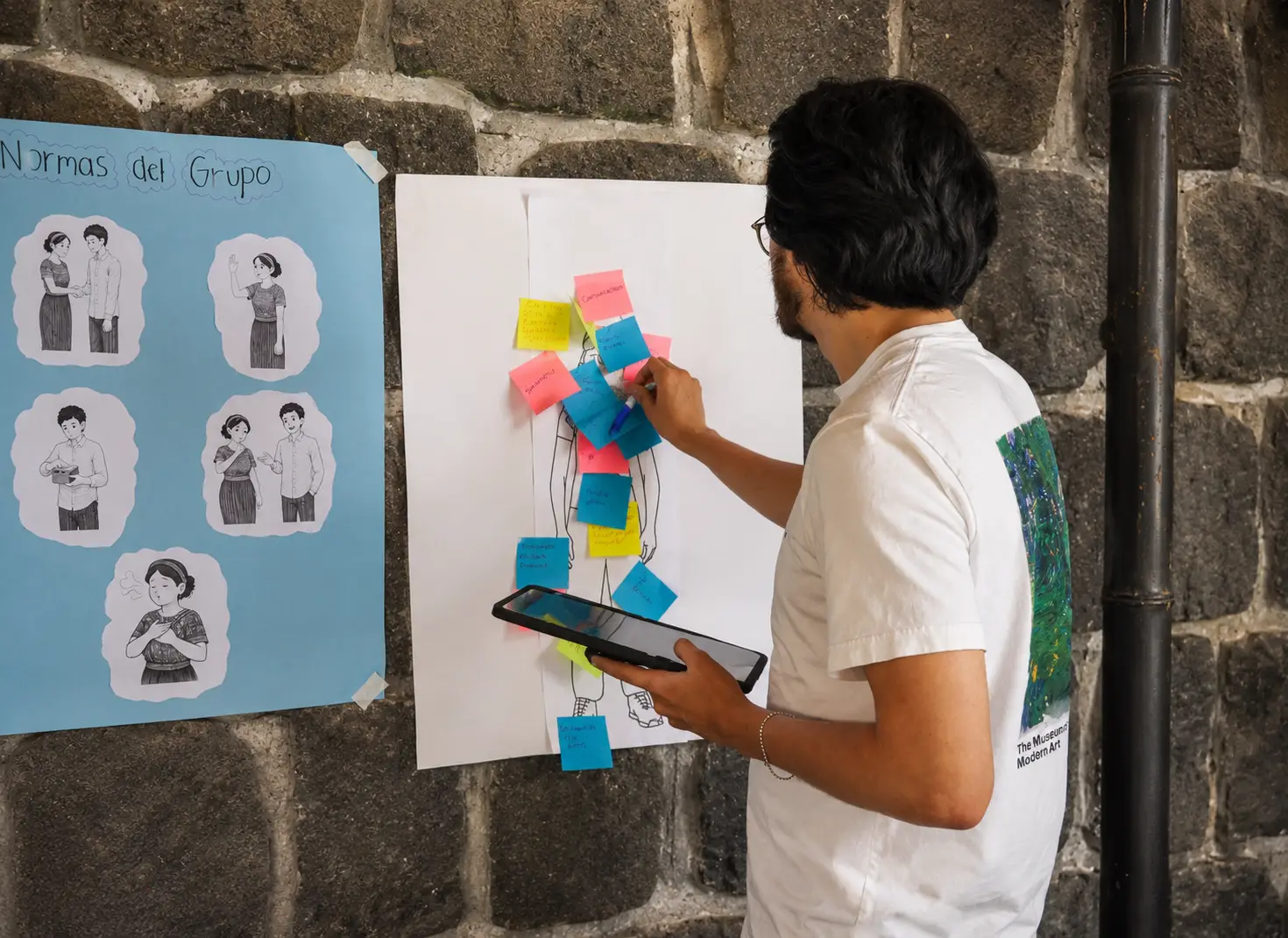 Practicando las actividades antes de implementarlas en la comunidad